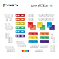 Connetix Super Ball Run Pack Rainbow 134 stuks – afbeelding 5
