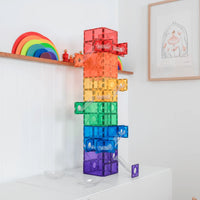 Connetix Super Ball Run Pack Rainbow 134 stuks – afbeelding 3