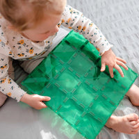 Connetix Bodemplaten Pack - Groen - Blauw – 2 stuks – productfoto