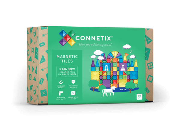 Connetix Creative Pack Rainbow 100 stuks – productfoto