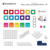 Connetix Ball Run Launch Pack - magnetische tegels 47 stuks – productfoto
