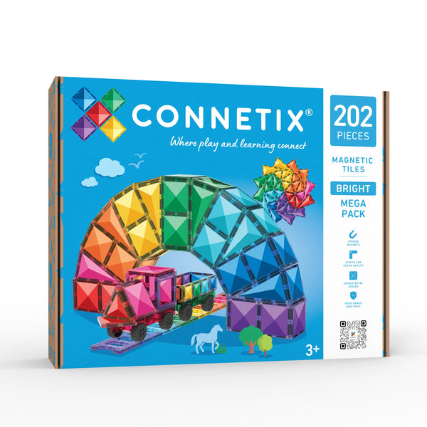 Connetix Mega Pack Bright 202 stuks – productfoto