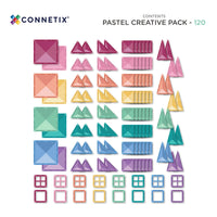 Connetix Creative Pack Pastel – magnetische tegels 120 stuks – productfoto