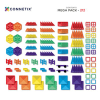 Connetix Mega Pack Rainbow – magnetische tegels 212 stuks – productfoto