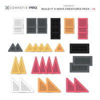 Connetix PRO Build It 4 Ways Creatures Pack 36 stuks – afbeelding 7