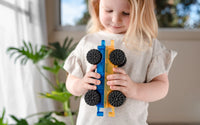Connetix Auto Pack Uitbreidingsset – 2 wielonderstellen – productfoto