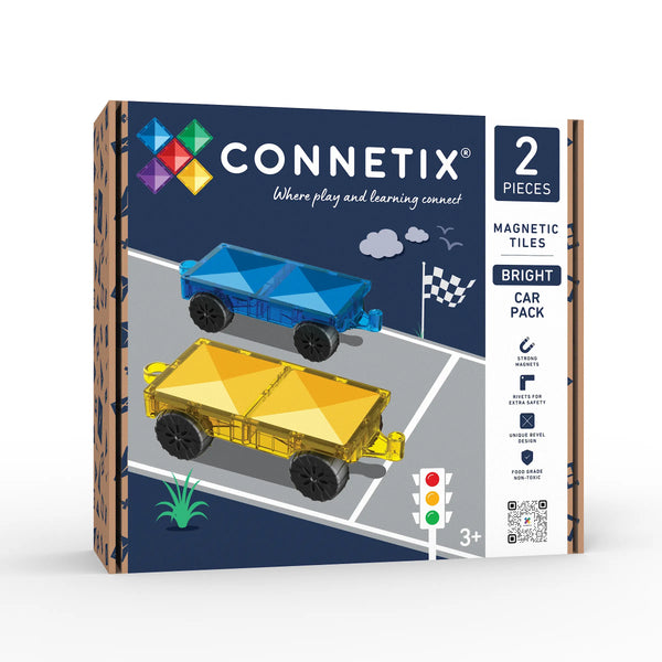Connetix Car Pack Bright 2 stuks – productfoto