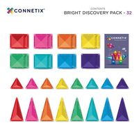 Connetix Discovery Pack Bright 32 stuks – afbeelding 8