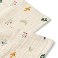 Liewood Lewis Hydrofiele Doeken 65x65cm 2 Pack