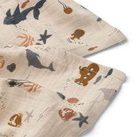 Liewood Lewis Hydrofiele Doeken 65x65cm 2 Pack