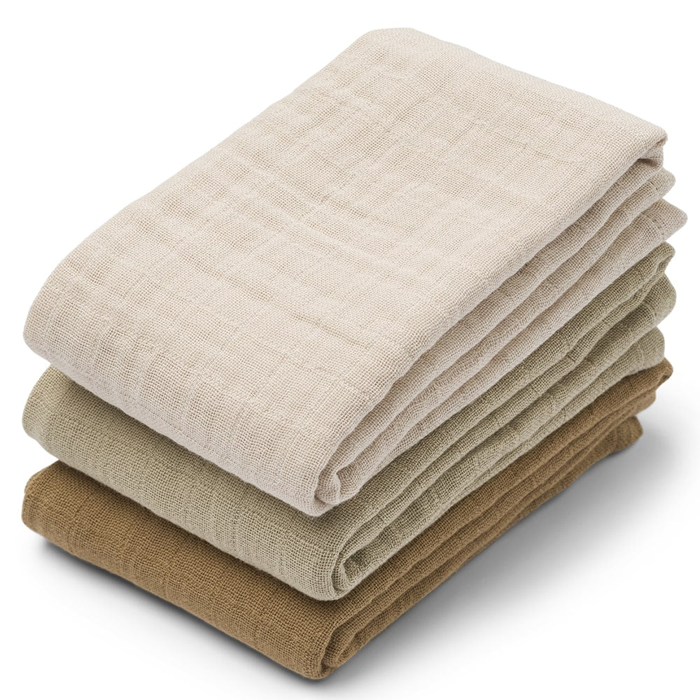 Liewood Hydrofiele Doeken Lewis 3 Stuks - Sandy Mix Liewood