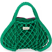 Studio Noos - Groene Macramé Mini Handtas