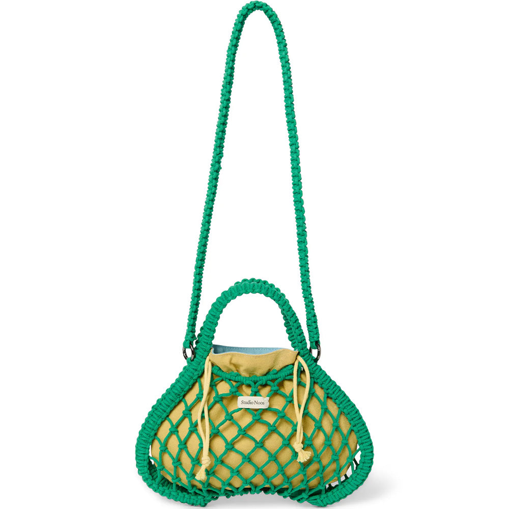 Studio Noos - Groene Macramé Mini Handtas