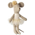 Maileg Knuffelmuis Kleine Zus Ballerina Off White - 11cm