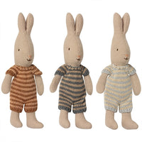 Maileg Mini Knuffelkonijn Blauw in Romper - 16 cm