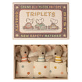 Maileg Mouse Triplets in Matchbox