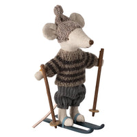 Maileg Winter Muis Met Ski 2.0 - 13cm