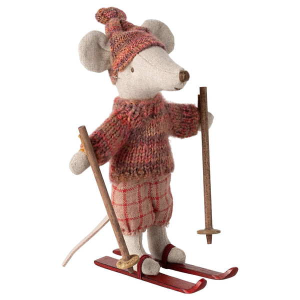 Maileg Winter Muis Met Ski 2.0 - 13cm