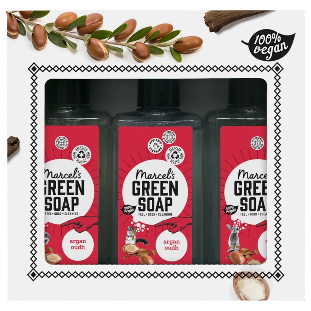 Marcel's Green Soap Giftbox Argan And Oudh