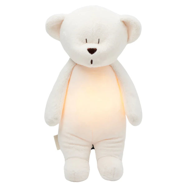 Moonie The Humming Bear 2.0 polyester in cream met verlicht buikje