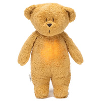 Moonie 2.0 Humming Bear - Hartslag, Licht & Smart Cry Detector - Honey
