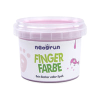 Neogrun Ecologische Vingerverf – Losse Potjes – Roze – productfoto 2 (50137-02)