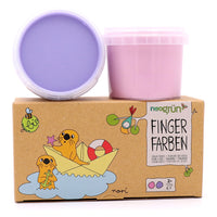 Neogrun Ecologische Vingerverf 2 Stuks – Paars - Roze – productfoto 2 (50104-02)