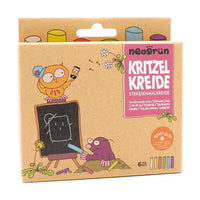 Neogrun Kritzelkreide Stoepkrijt – 6 Kleuren – productfoto 2 (60100-02)