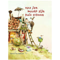 Opa Jan maakt zijn huis schoon