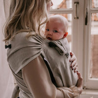 Pure Baby Love Draagzak Wrap en Go Baby - Linnen Dandelion