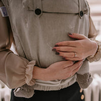 Pure Baby Love Draagzak Wrap en Go Baby - Linnen Dandelion