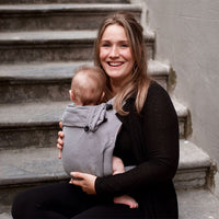 Pure Baby Love Draagzak Wrap en Go Baby - Dark Grey