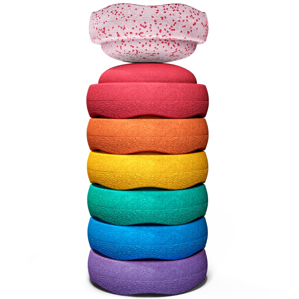 Stapelstein® Original Mini Rainbow Special - 7 Stuks