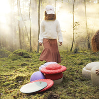 Stapelstein® Hidden Giants Board Red & Rose – het rood-roze Board bij buitenspel in het bos
