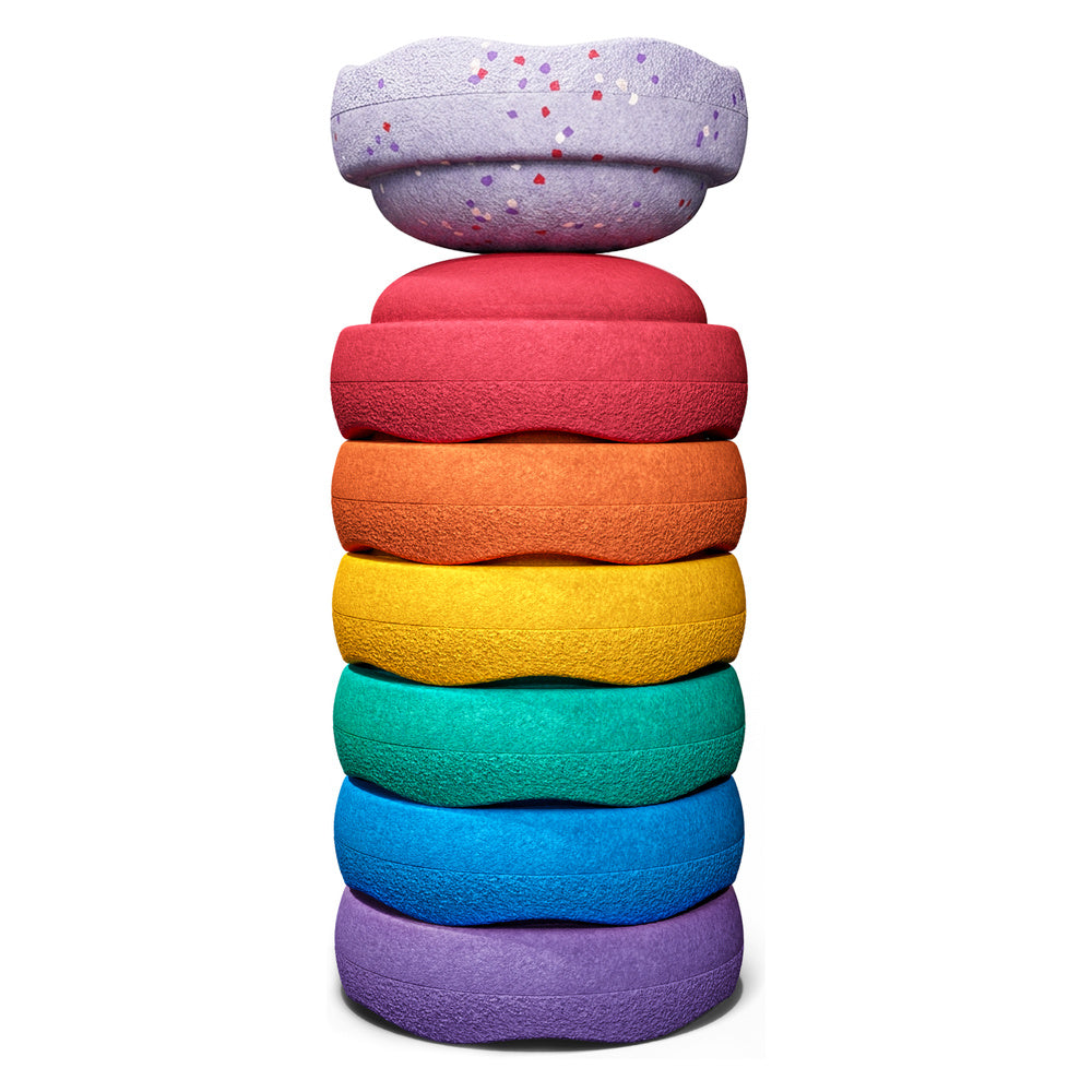 Stapelstein® Hidden Giants Mini Rainbow – 7-delige set – Classic – volledig product