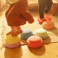 Stapelstein® Hidden Giants Rainbow – 7-delige set – stappen en balanceren met Rainbow Pastel