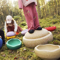 Stapelstein® Hidden Giants Water Play – 5-delige set – de zandkleurige Grow uit Water Play bij buitenspel