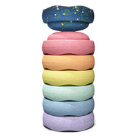Stapelstein Mini Water Lily Set Pastel – zeven Mini-elementen met de Water Lily Pond Mini