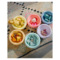 Stapelstein Original Rainbow Pastel – sorteren op kleur