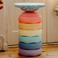 Stapelstein® Special Set Rainbow - 6 Stuks + 1  Balance Board Super Confetti