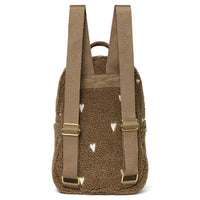 Studio Noos Rugtasje - Brown Hearts Teddy Studio Noos