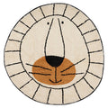 Tapis Petit Vloerkleed Lion Naturel 100x100cm