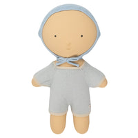 We Are Gommu Korte Onesie - Lichtblauw Gestreept