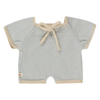 We Are Gommu Korte Onesie - Lichtblauw Gestreept