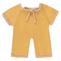 We Are Gommu Lange Onesie - Geel Gestreept