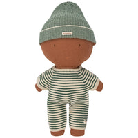 We Are Gommu Lange Onesie - Groen Gestreept