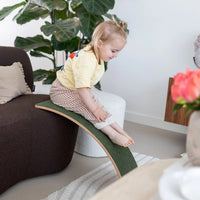 Wobbel Starter balansbord – gelakt met vilt