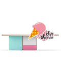 Candylab STAC Ice Cream – houten speelgebouw