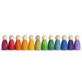 Grapat Nins - 12 Houten Poppetjes