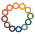 Grapat Ringen Regenboog - 12 Stuks